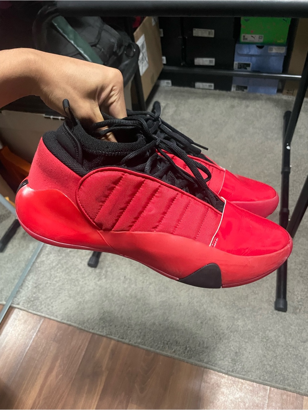 Adidas Harden Vol 7 Scarlet Red Size 11